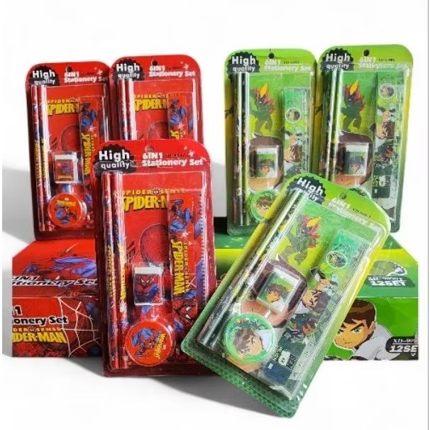 

Paket alat tulis 6in1 NOTES / Alat tulis set karakter / Stationery set + NOTES, XD 9090