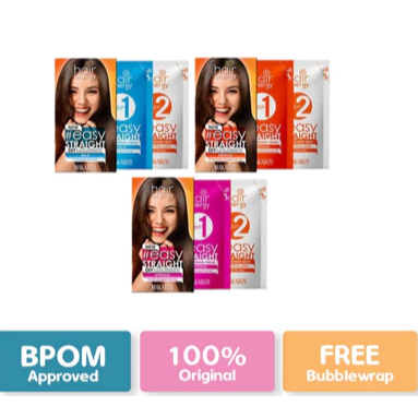 Makarizo Hair Energy Easy Straight Mild Medium Strong Pelurus Rambut Smoothing Rebonding