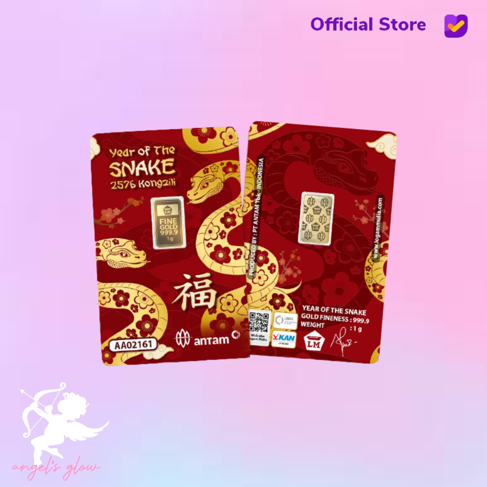 Logam Mulia Antam Press ( LM ) Edisi Imlek Series Ular 1GR