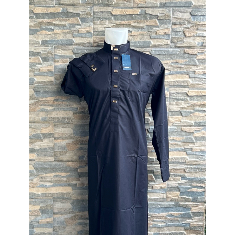 Gamis dewasa pria jubah dibaj signature manset