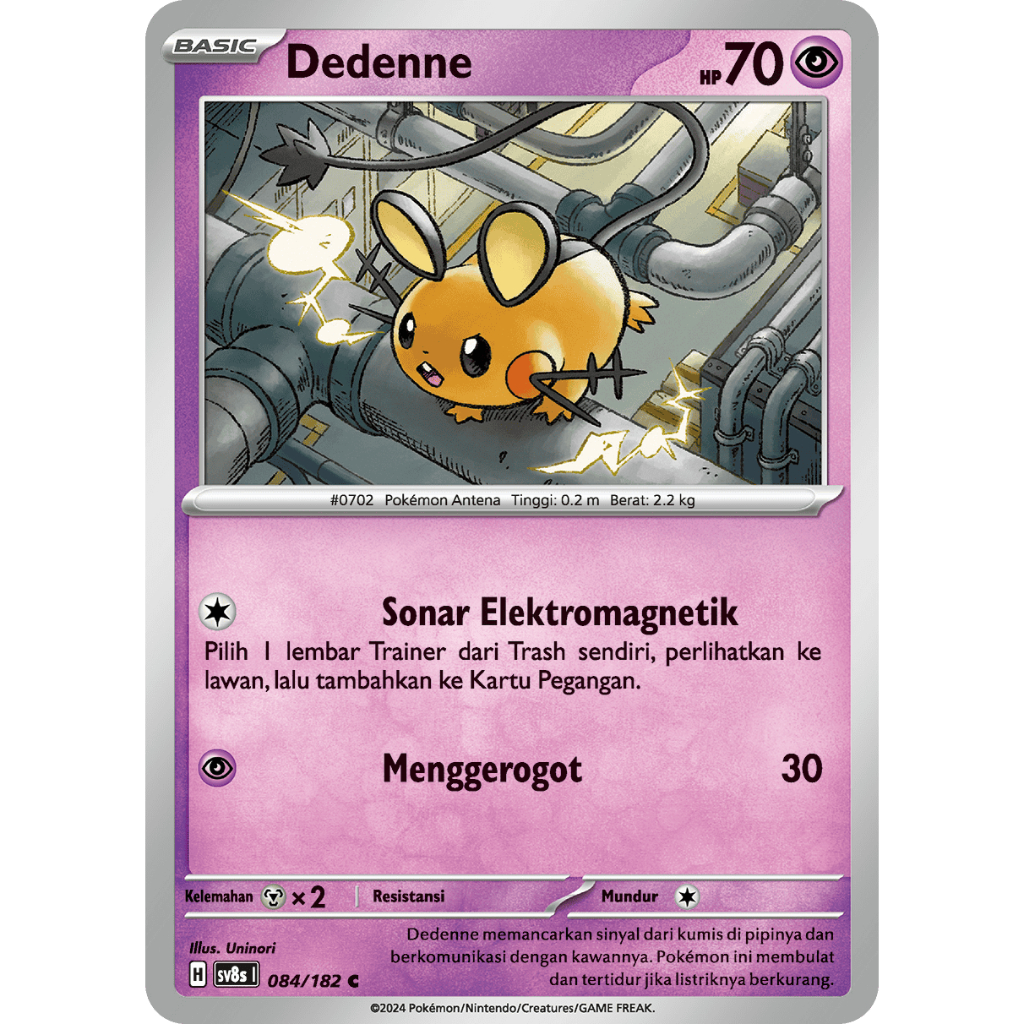 Dedenne Kartu Pokemon Dedenne