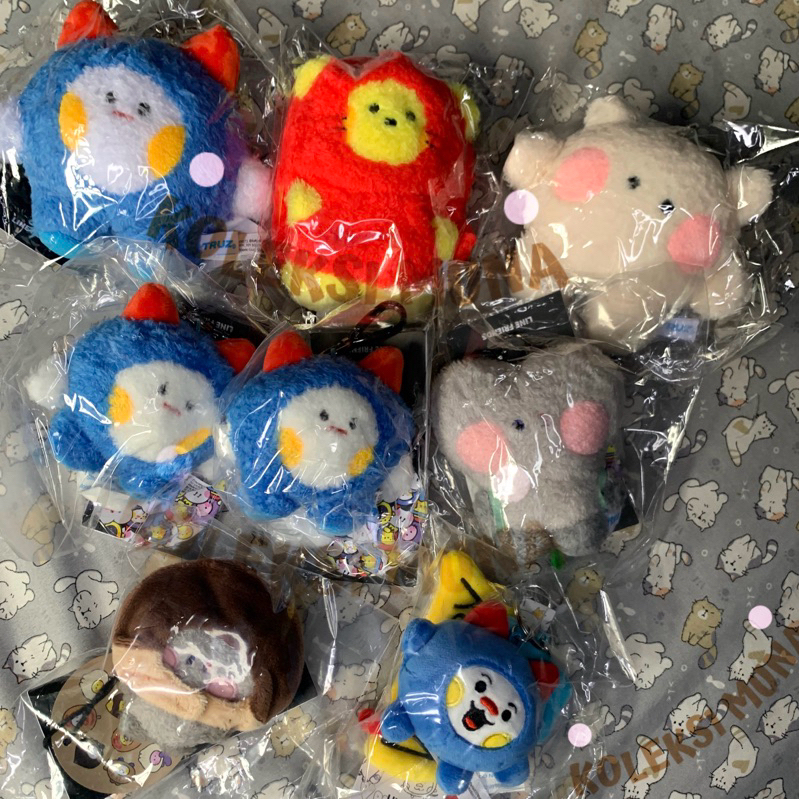 [READY STOCK] OFFICIAL BC MININI TRUZ SEALED - Truz x Impressive keyring - Minini Plush Keyring - sn