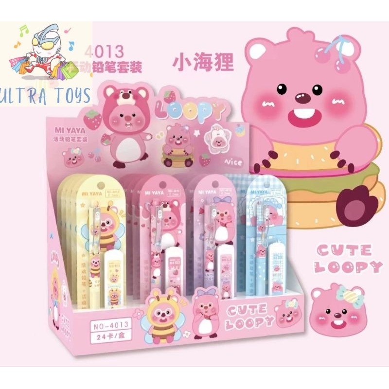 

[ULTRATOYS] PENSIL MEKANIK+ REFILL LOOPY LUCU