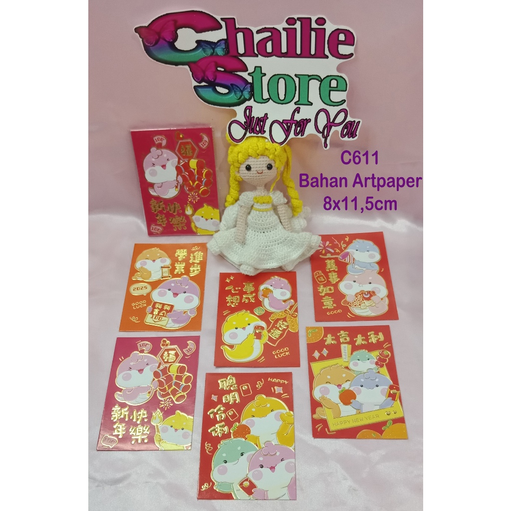 

Angpao Imlek Shio Ular C611 - Angpau Imlek