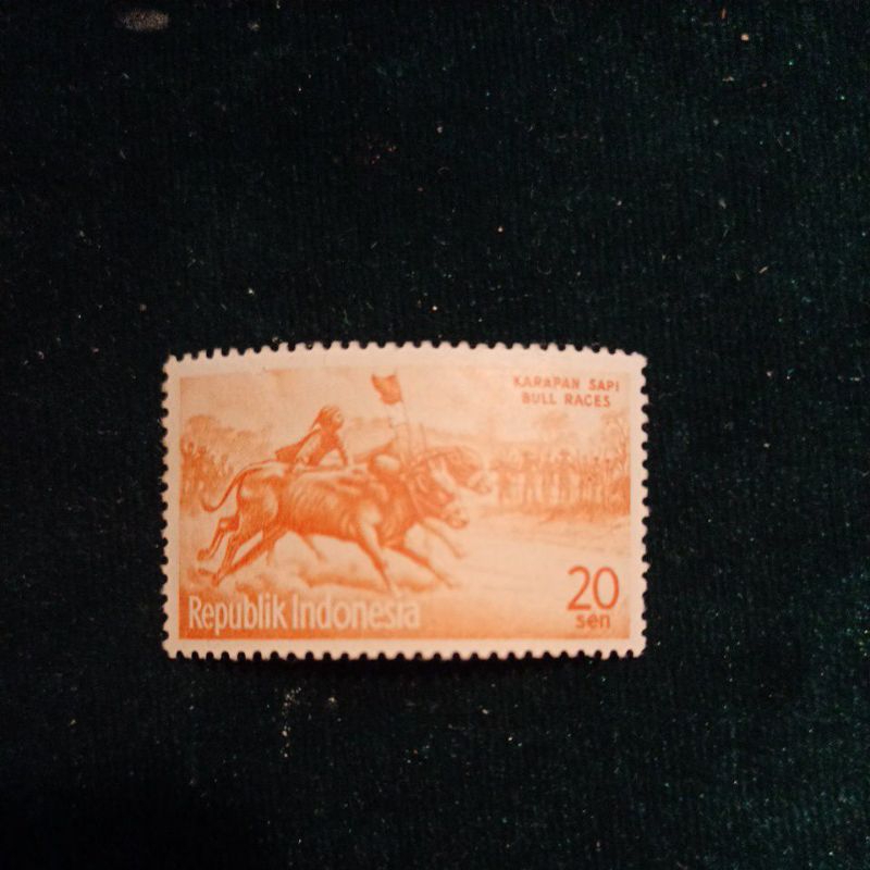 

Stamp Prangko Republik Indonesia, Karapan Sapi