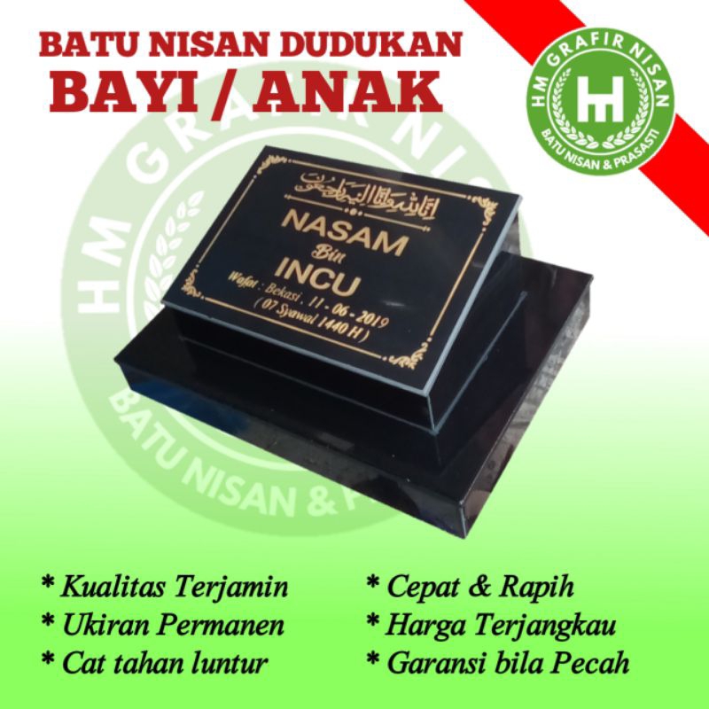 BATU NISAN DUDUKAN BAYI/ANAK