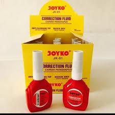 

Joyko Correction Fluid JK-01 | Tipe Ex Cair | Penghapus Koreksi Cair