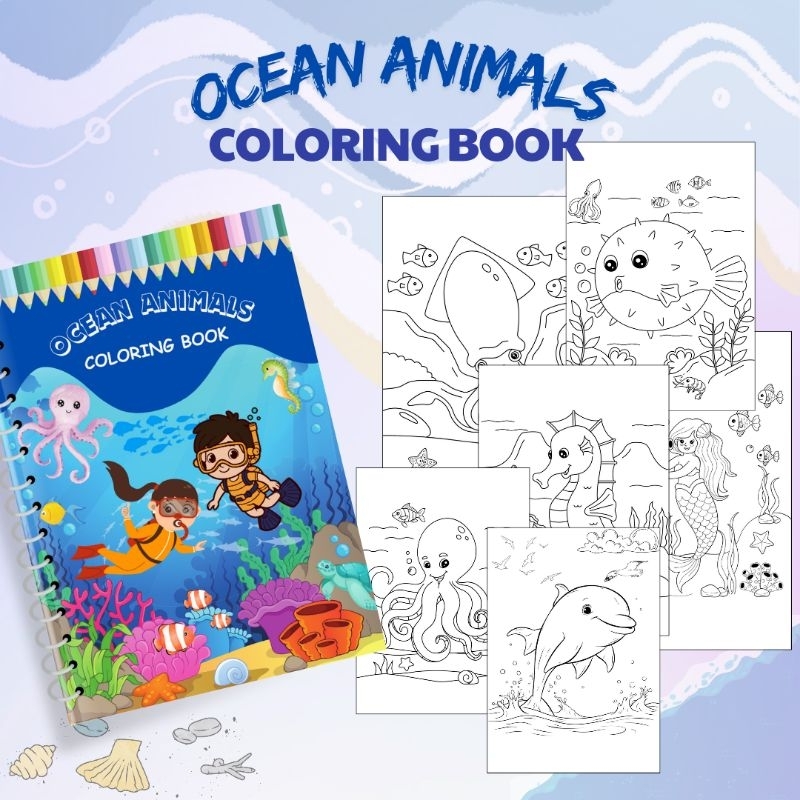 

Coloring Book Ocean Animals