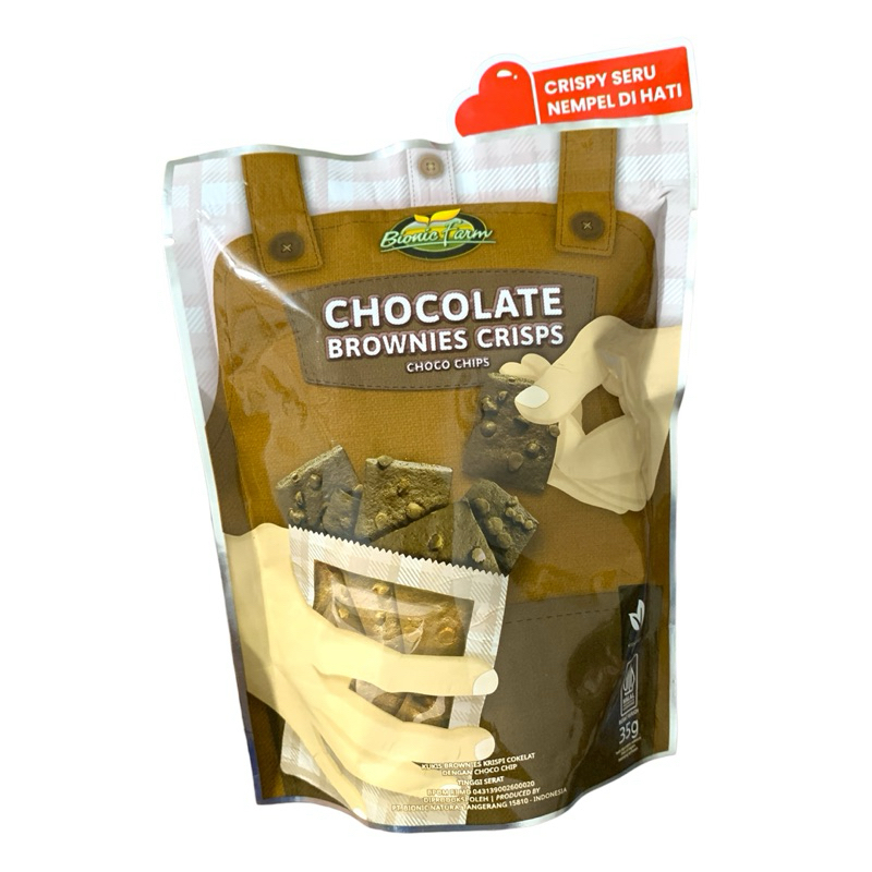 

BIONIC - CHOCOLATE BROWNIES CRISPS 35GR / CHEESE