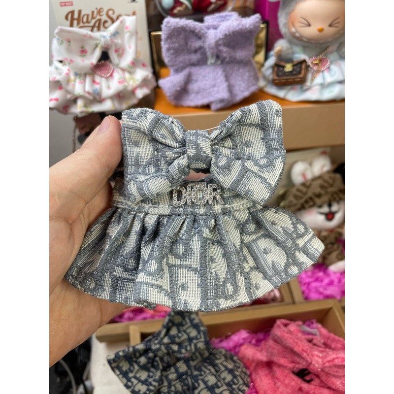 Baju Dior Dress Labubu