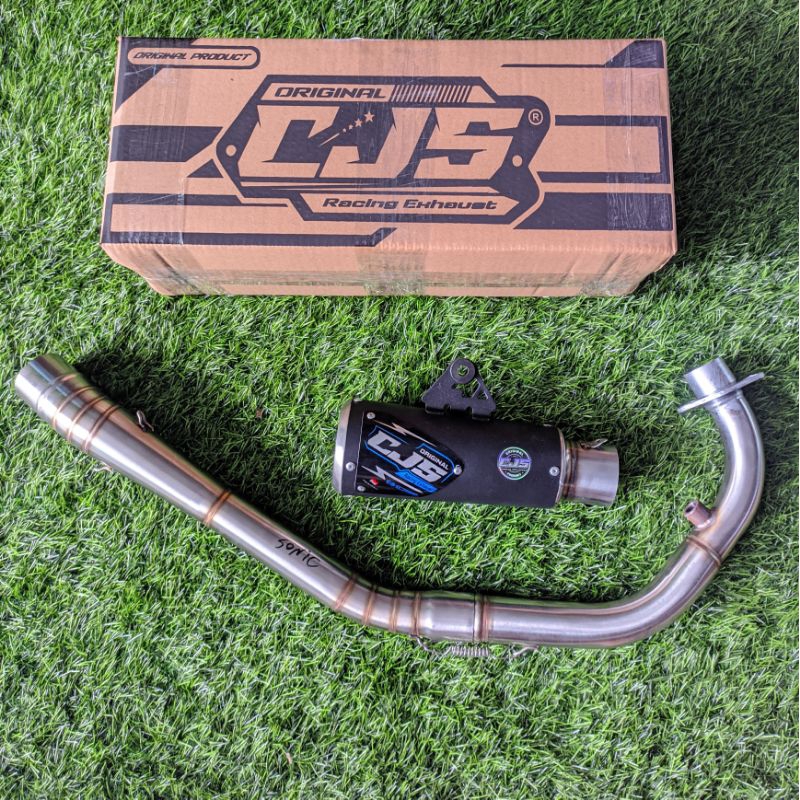 KNALPOT BALAP SONIC ROADRACE UNDERBOND CJS RACING GP 2 BLACK SERIES FREE KARDUS EXCLUSIVE SONIC 150R