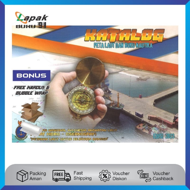 Buku Katalog Peta Laut Dan Buku Nautika Edisi 2023