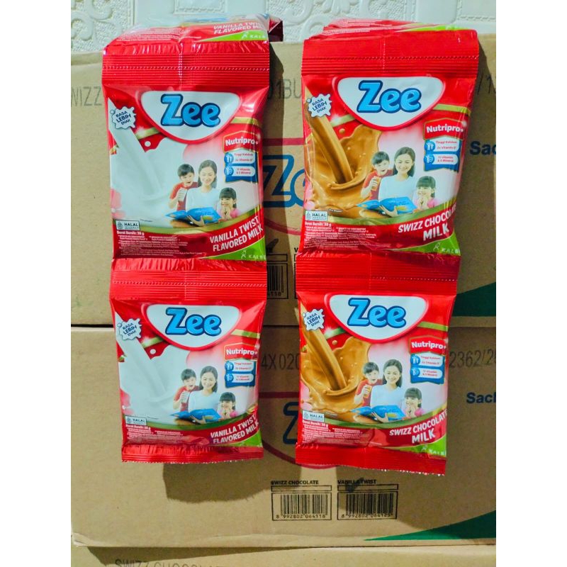 

Susu Zee sachet 38 gram isi 10 pcs / Zee Renceng / Zee renteng