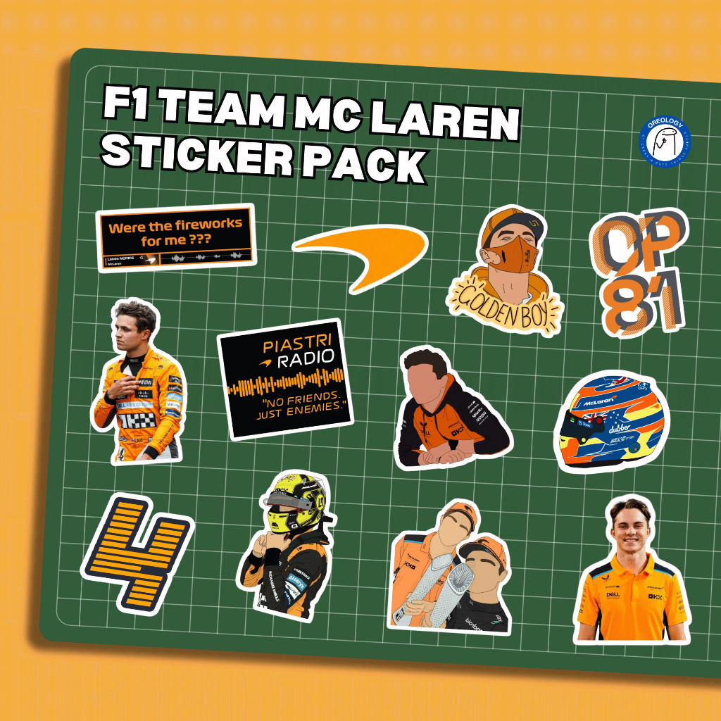 

Sticker McLaren F1 team stiker vinyl glossy stickerf1 stikertumblr stikeraesthetic stiker laptop