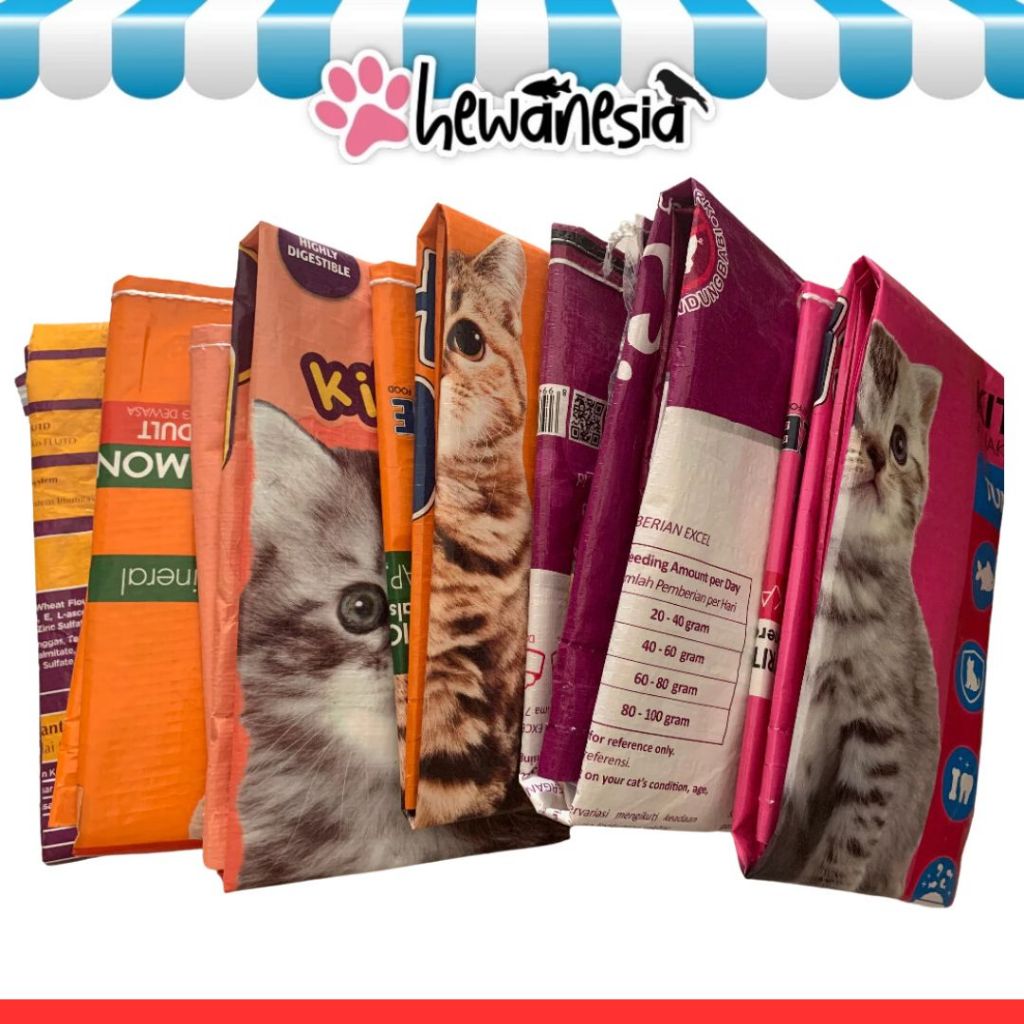Karung Sak Bekas Makanan Kucing