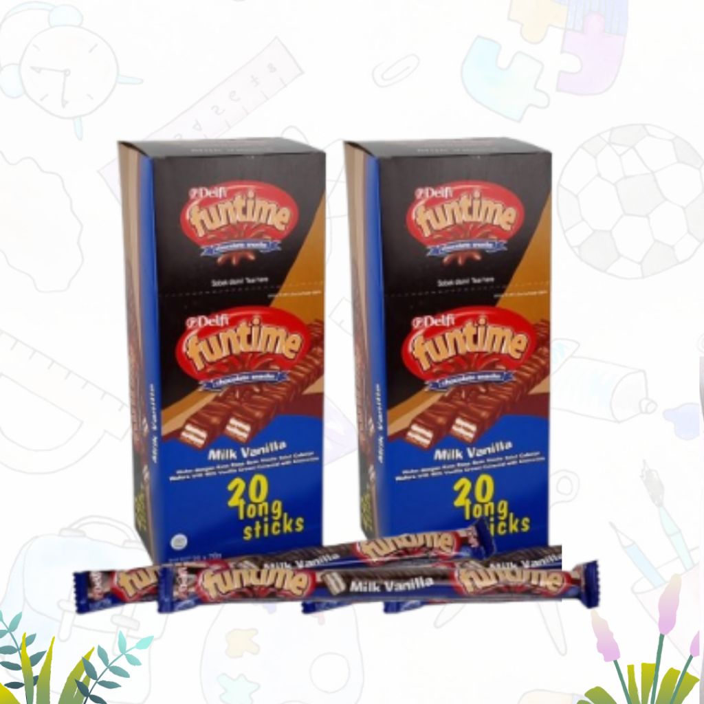 

Funtime Milk Vanilla Delfi Long Chocolate Snack