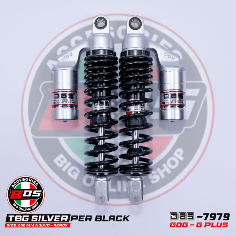 shock DBS 7979 GOG G + UK - 280mm 300mm NOUVO AEROX - NMAX NEW AEROX PROMO SHOCK TABUNG ATAS TABUNG 
