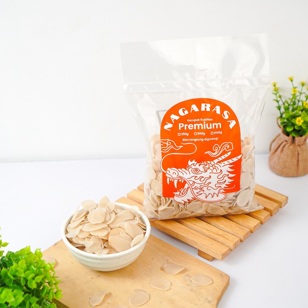 

Kerupuk Ikan Tenggiri Mentah Kualitas Premium NAGARASA 1000 g