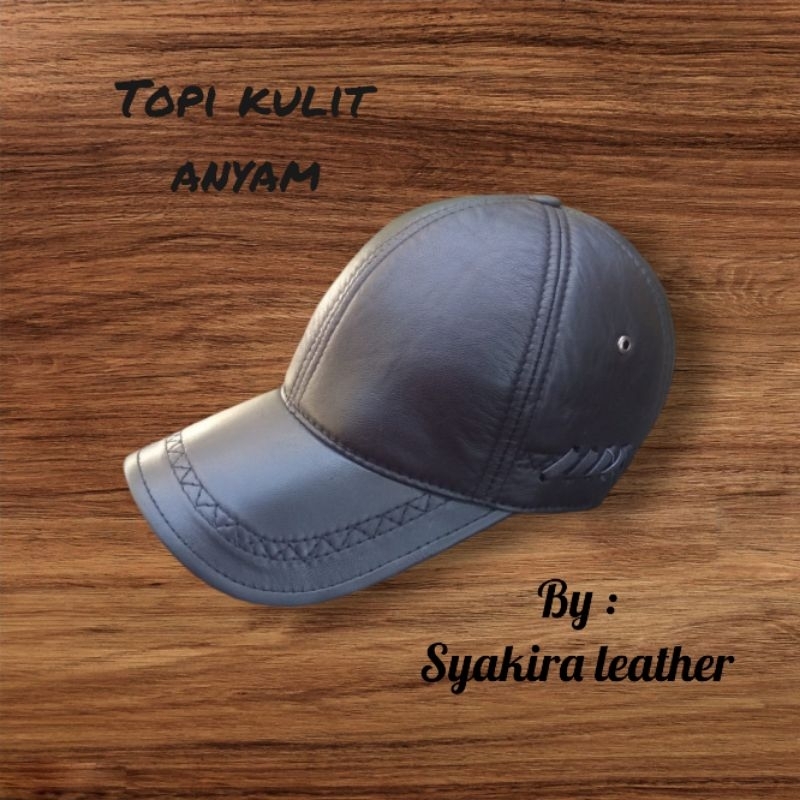 topi kulit bisbol pria topi kulit domba bisbol topi kulit asli berkualitas topi kulit pria keren top