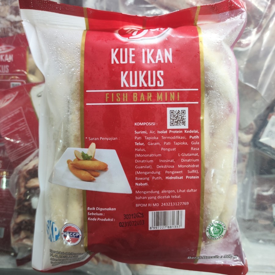 

Pak Den fish bar mini 500 gr