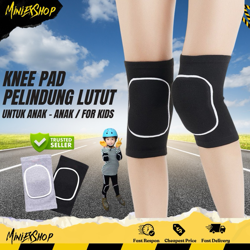 Knee Pad Pelindung Lutut Anak Olahraga Knee Support Pelindung Lutut Roller Skate Sepatu Roda Futsal 