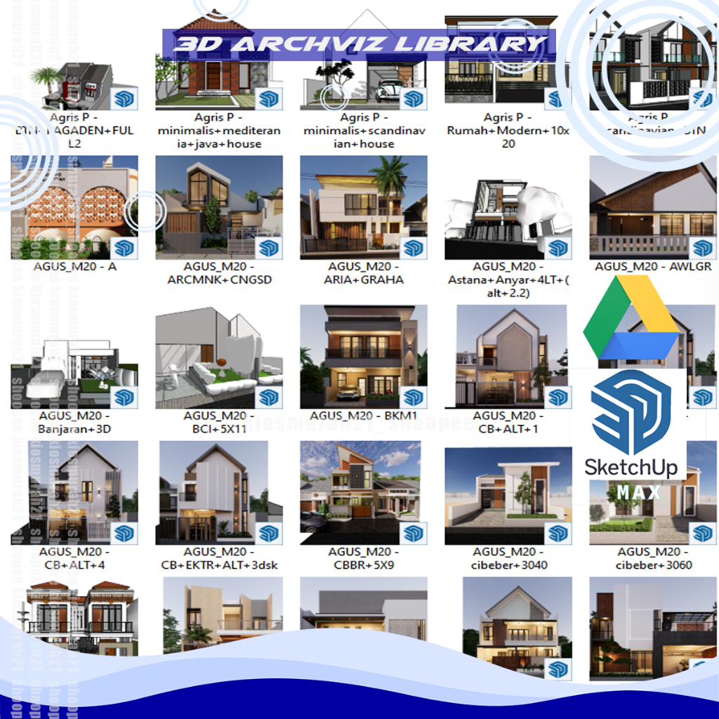 107 Modern House Sketchup Scene