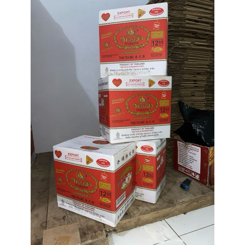 

Paket 4 Dus Thai Tea Chatramue 48 Bks BPOM HALAL Red