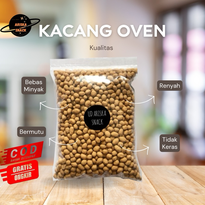 

Kacang Atom Bima 1KG Kacang Telur Oven