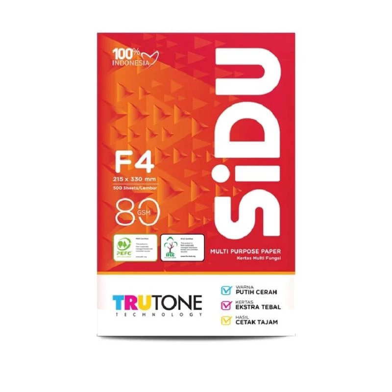 

kertas sidu F4 harga 1 rim 80 gsm