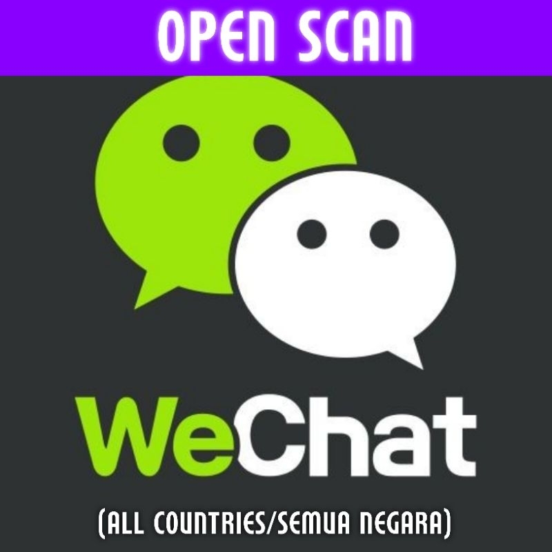 WeChat scan pendaftaran