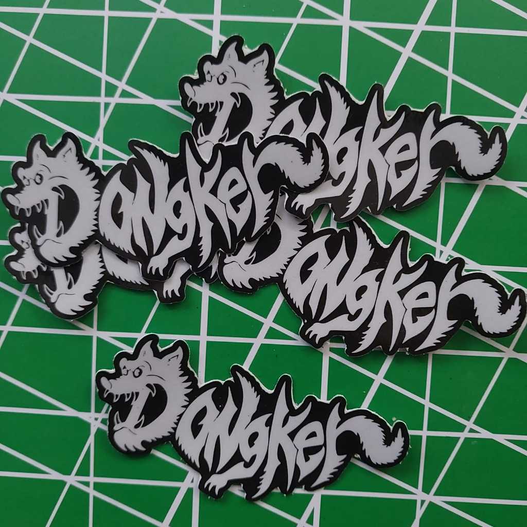 

STIKER DONGKER - STICKER MUSIK BAND POP PUNK ROCK METAL vinyl anti air, helm laptop koper