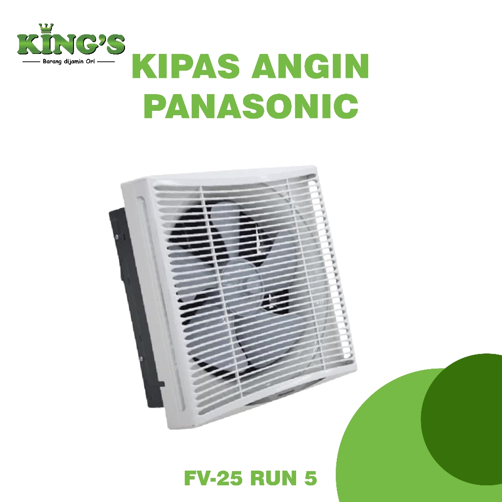 PANASONIC FV-25RUN5 [10INCH]/ FV-30RUN5 [12''] KIPAS ANGIN DINDING WALL EXHAUST IN OUT