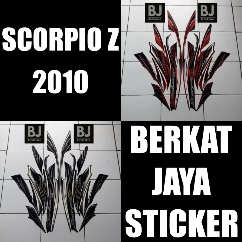 Striping Sticker Yamaha Scorpio Z 2010