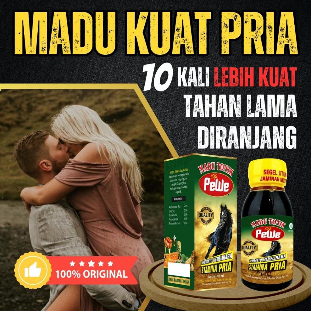 

Madu Tonik Pewe Asli Madukuat Herbal Kuat Tahan Lama Penguat Stamina Pria Panjang Keras Alami