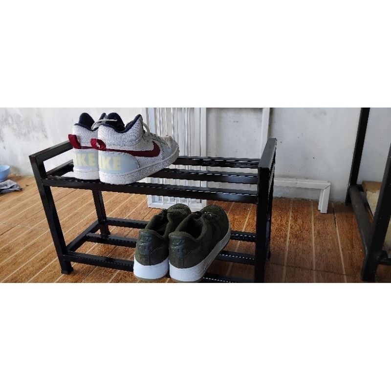 rak sepatu 2 tingkat