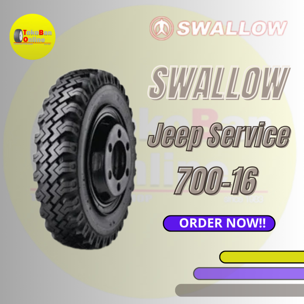 Ban Luar Truck Swallow 700-16 14PR Jeep Service