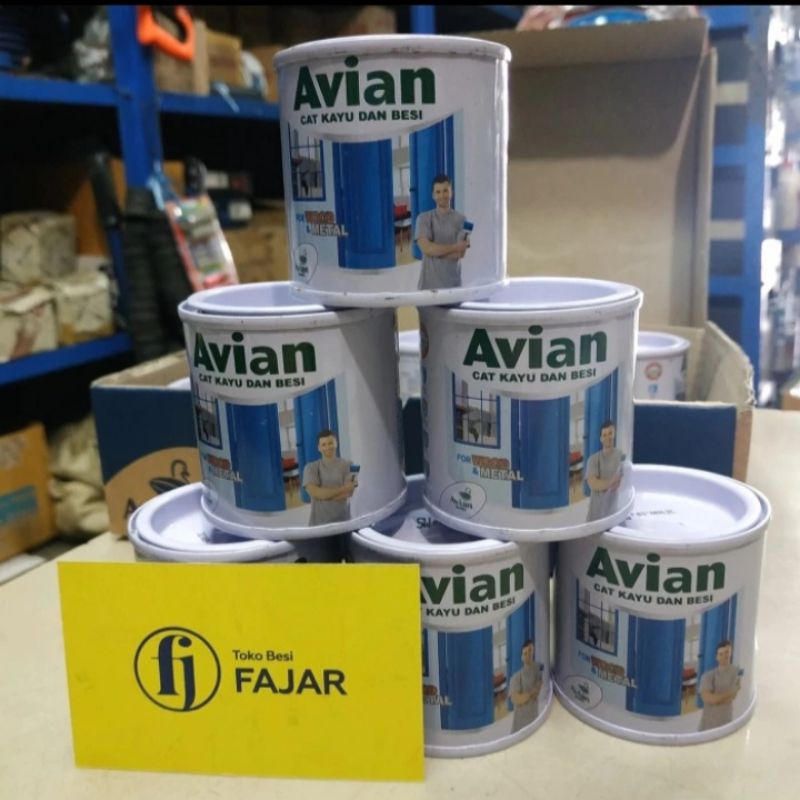 Cat minyak kayu dan besi 100 cc Avian kaleng kecil