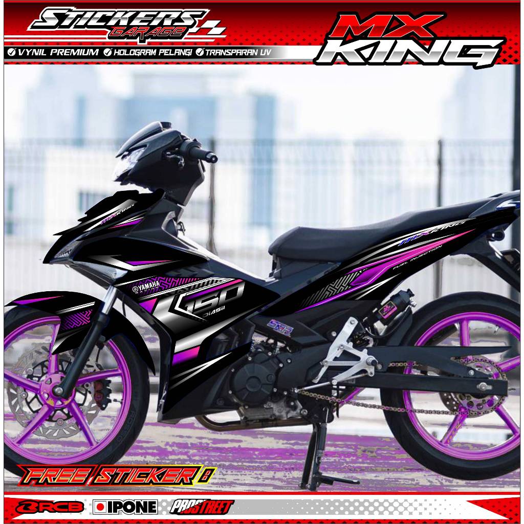 STRIPING VARIASI YAMAHA MX KING / STICKER LIST VARIASI MOTOR YAMAHA MX KING