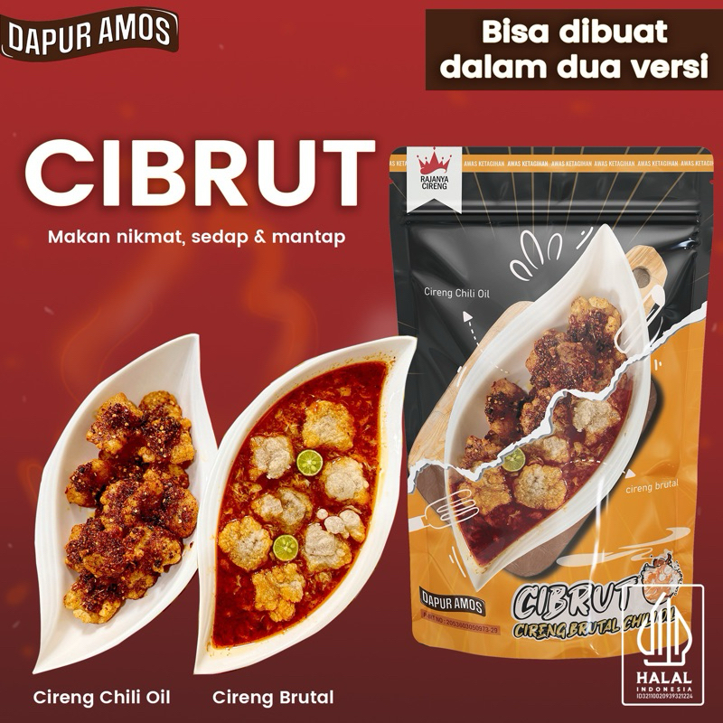 CIBRUT [Cireng Brutal Chili Oil] - DapurAmos