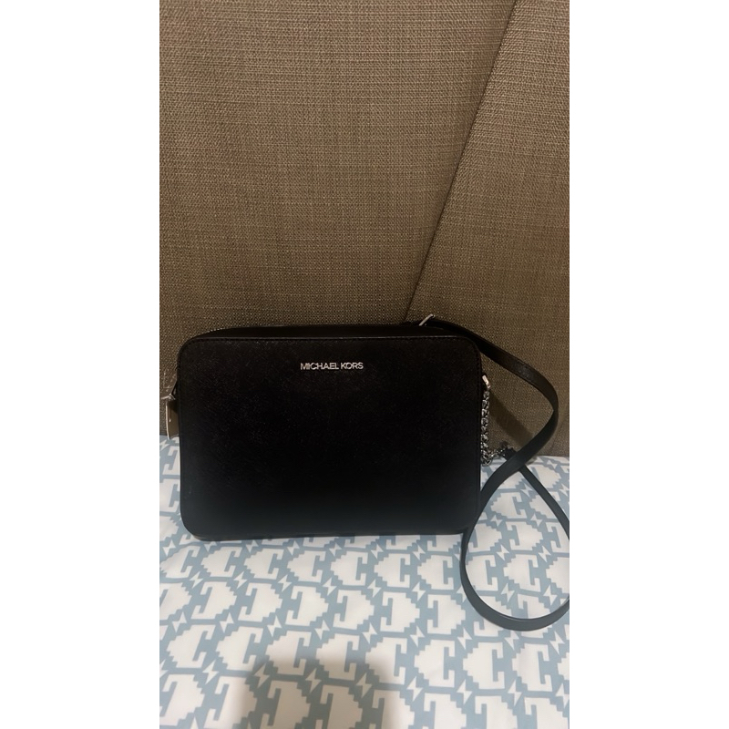 Michael Kors Tas Selempang Hitam jet set