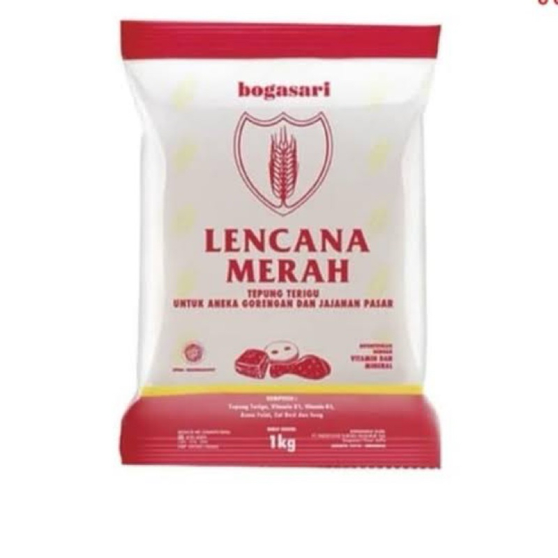 

TEPUNG TERIGU LENCANA MERAH 1 kg