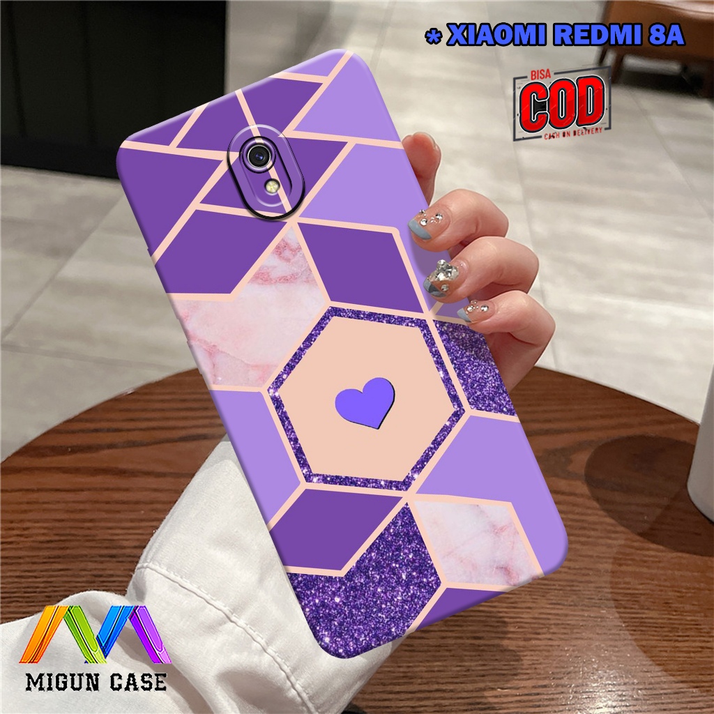 Migun Case - Case XIAOMI REDMI 8A Terbaru - Motif Gliter - Casing XIAOMI REDMI 8A - Softcase XIAOMI 