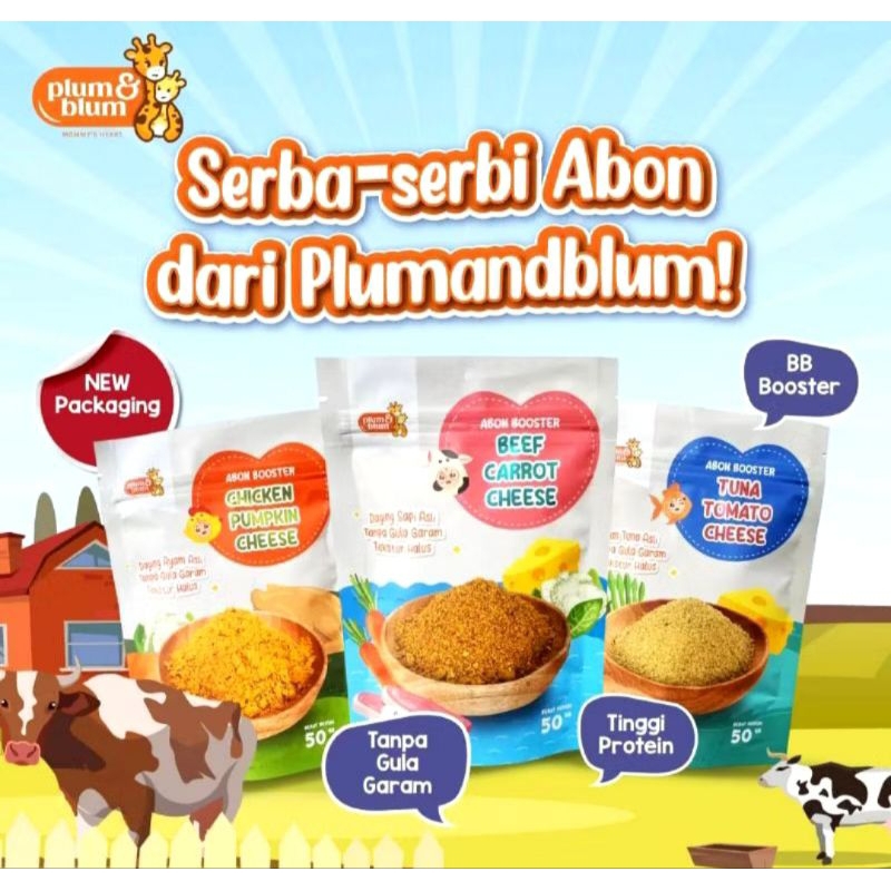 

Plum & Blum Abon MPASI BB booster 6m+ - 50grm