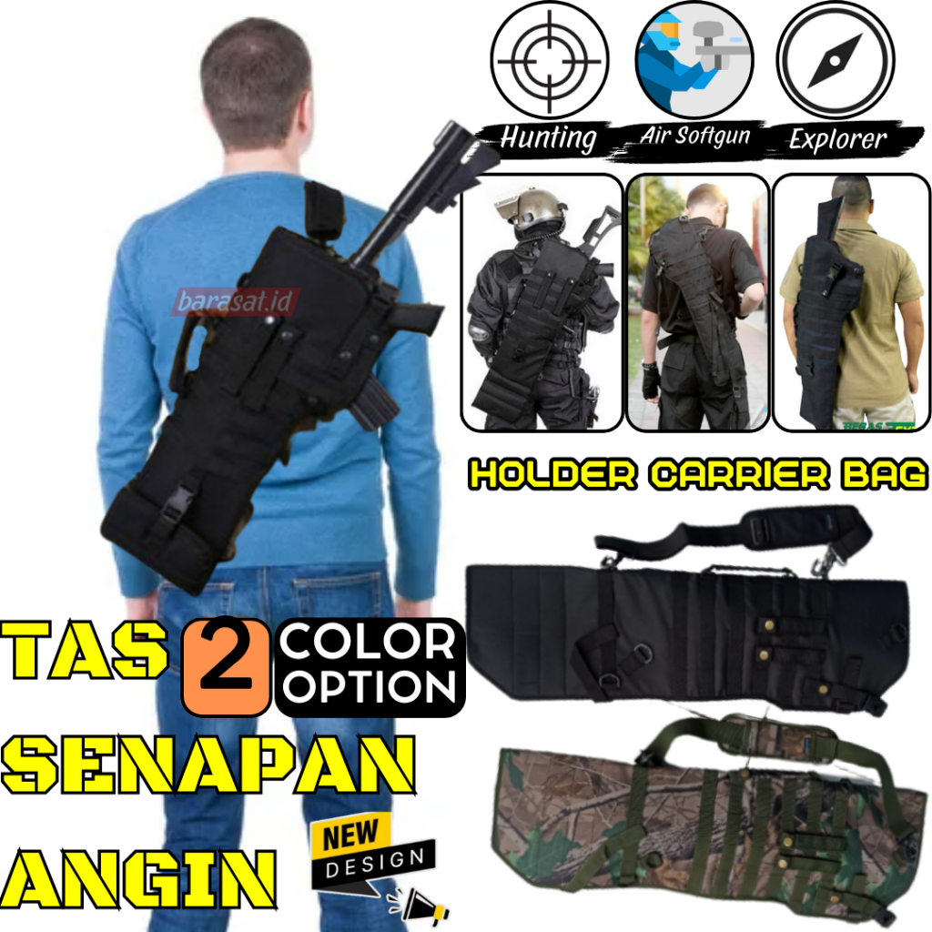 Tas PCP Uklik Garuda Pompa Tangan Kantong Sarung Sanapan Angin Airsotgan Untuk Semua Jenis dan Merk