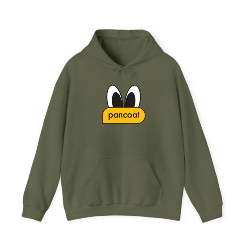 Sweater Jaket Hoodie Pancoat Eyes Army Green Full Tag Premium Hoodie Pria Distro