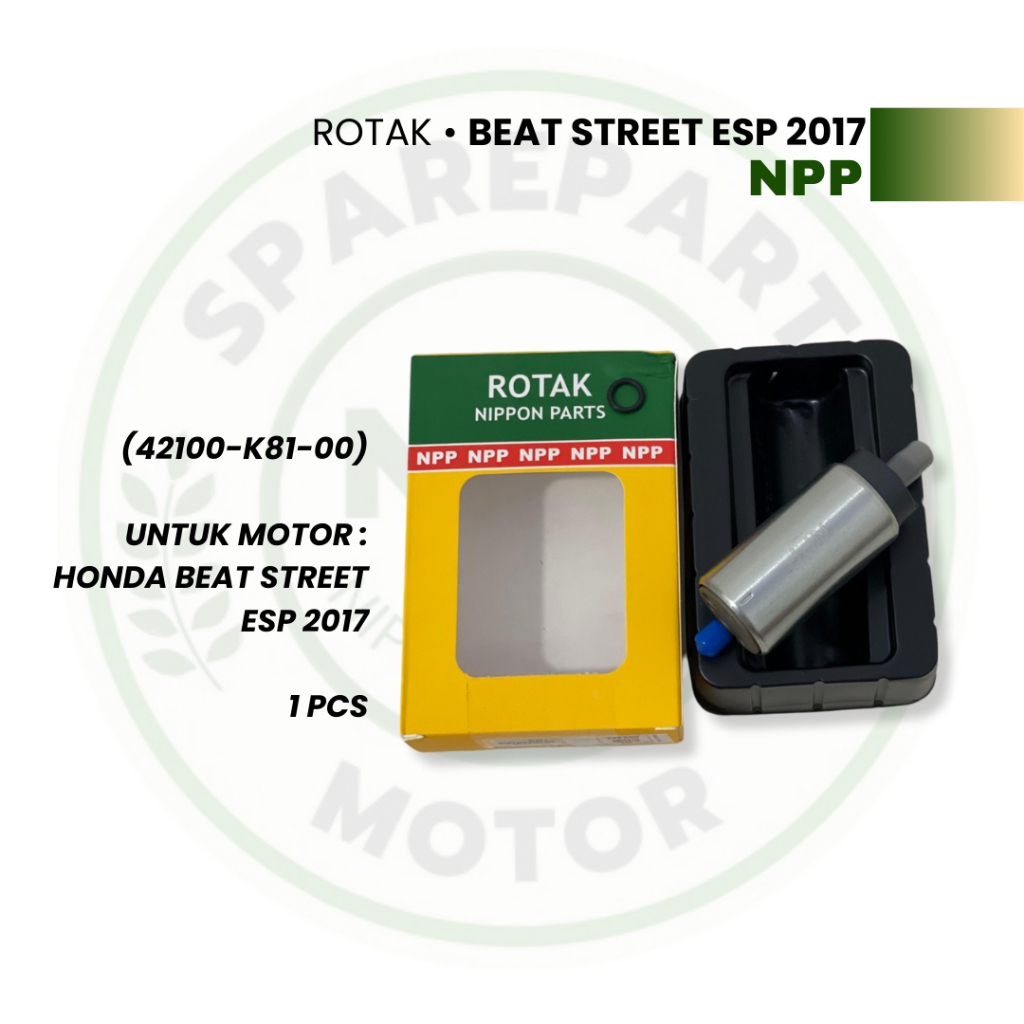 Rotak Beat Street Esp 2017 || Rotak Fuel Pump Honda Beat Street Esp 2017 Merk NPP