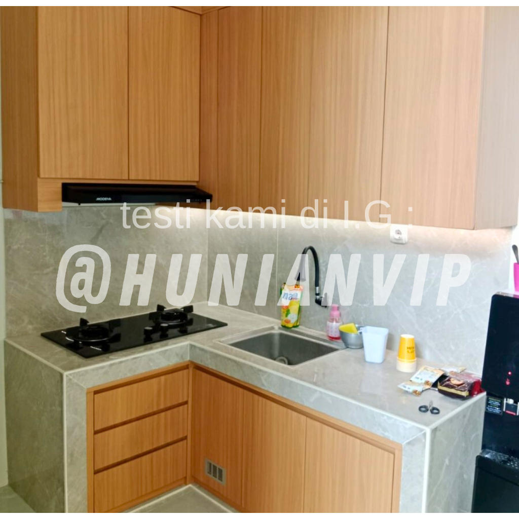 Kitchen set HPL rak atas bawah minimalis murah