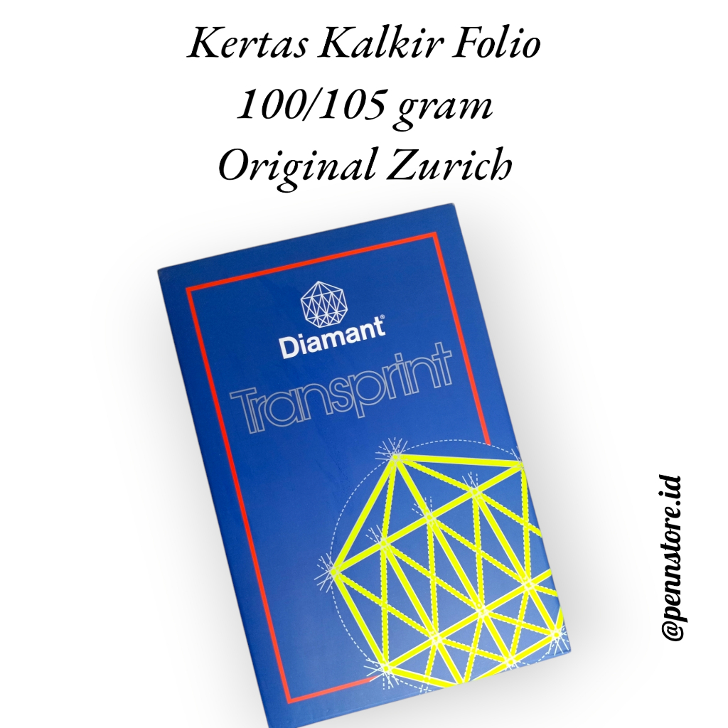 

Kertas Kalkir Folio 100/105 gram DIAMANT Transparant - (Original Zurich)