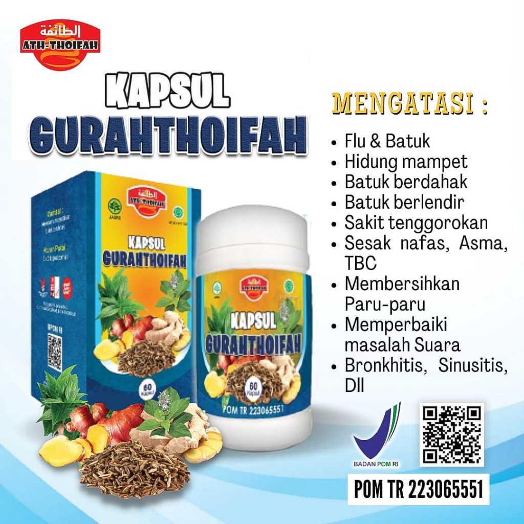 Kapsul Daun srigunggu Obat Gurah Alami Gurah Mandiri Obat batuk dan sesak nafas