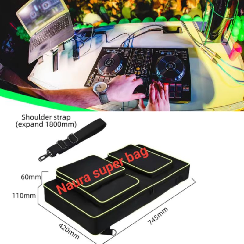 Tas penyimpanan pioneer DDJ FLX10 softcase pioneer DJ custom tas pioneer ddj